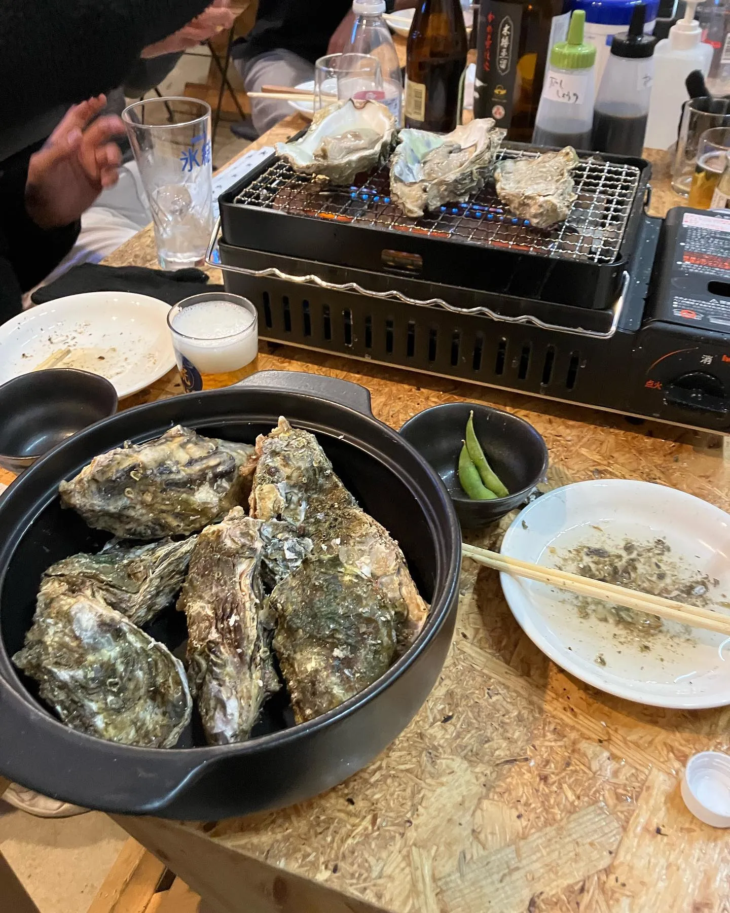 彦根で美味い牡蠣が楽しめる