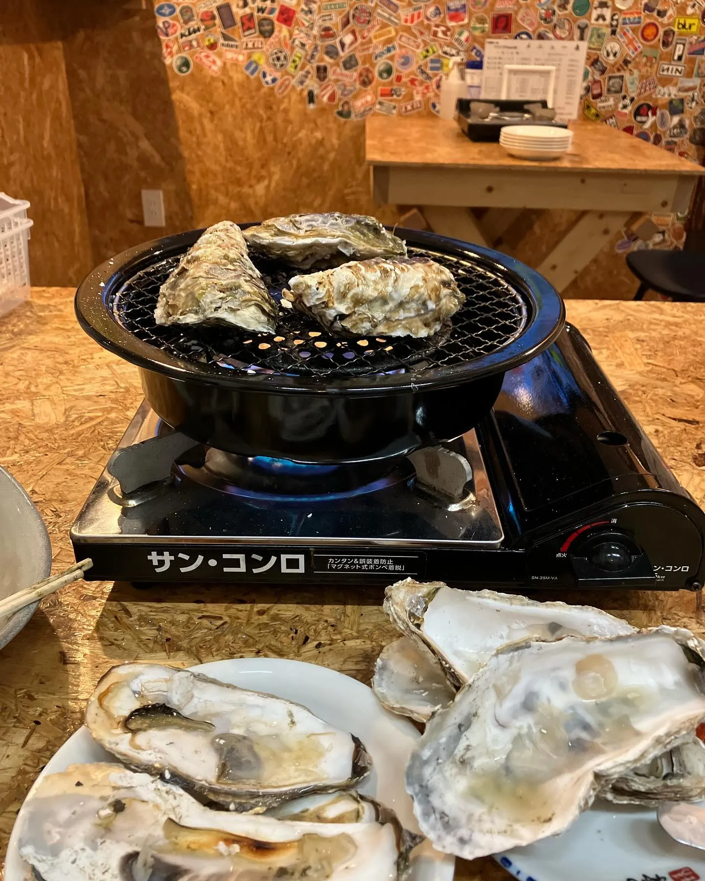 彦根の牡蠣小屋居酒屋